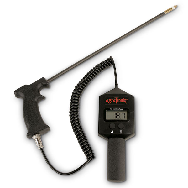 AgraTronix DHT-1 Digital Hay Tester with 18'' Detachable Probe, 14